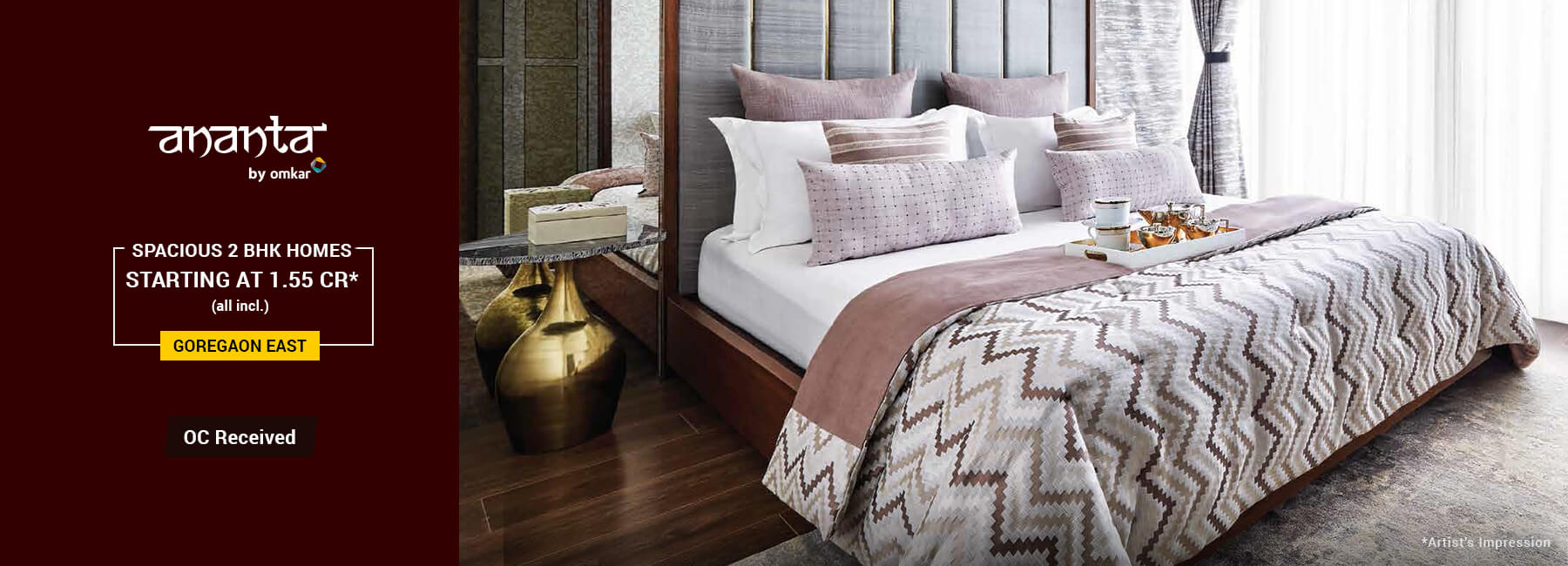 Omkar Ananta, Goregaon East 2 BHK Flats, Property in Goregaon East