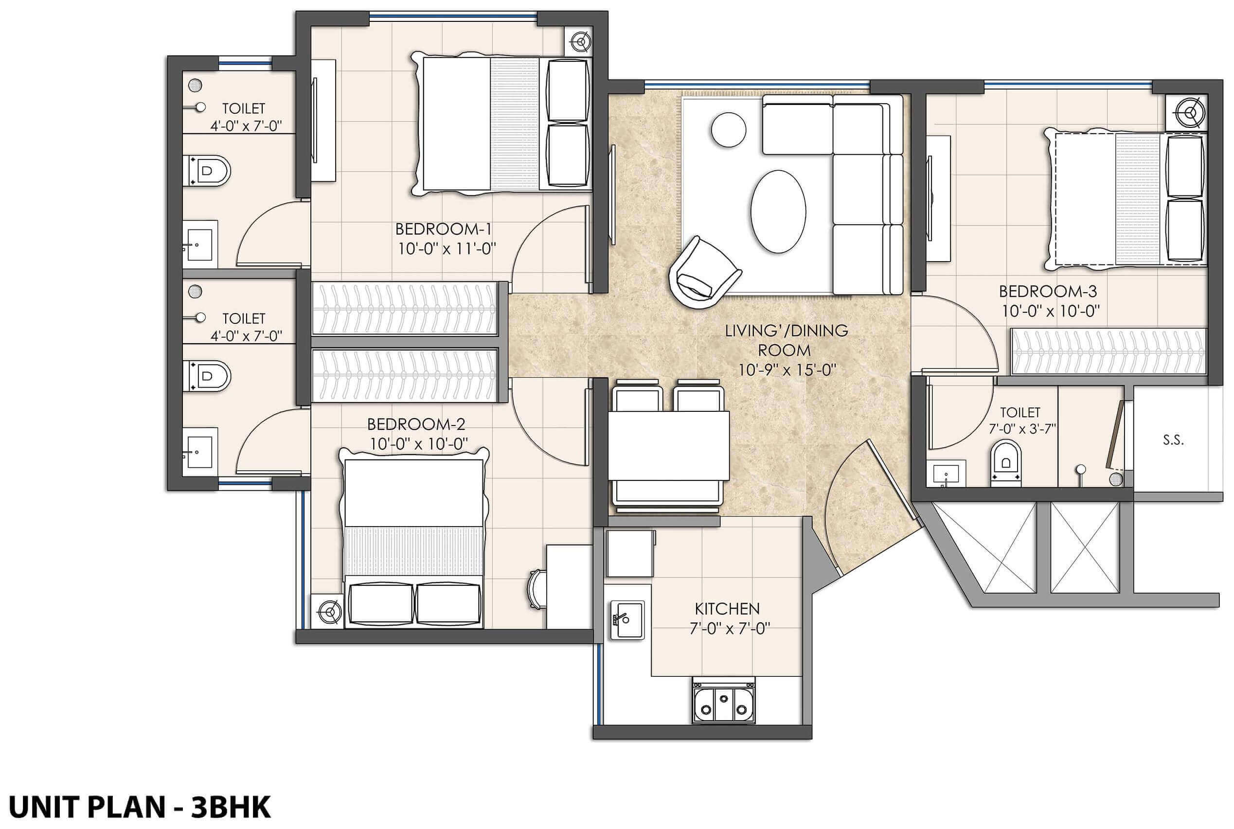 Lawns & Beyond Floor Plan
