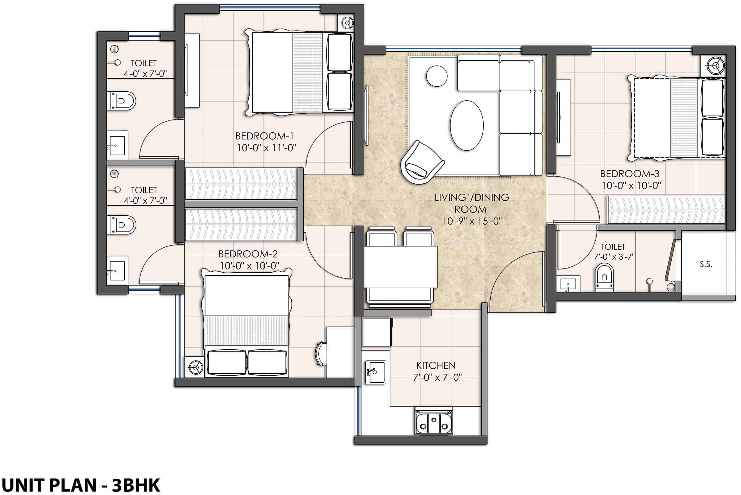 Lawns & Beyond Floor Plan